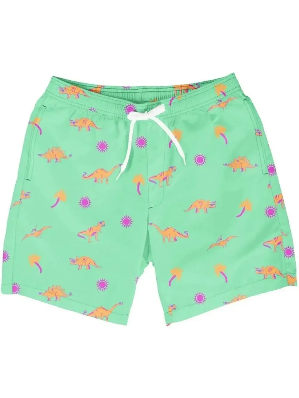 NWT Tipsy Elves Dinosaur Desert Swim Trunks Size XXL - Picture 4 of 7